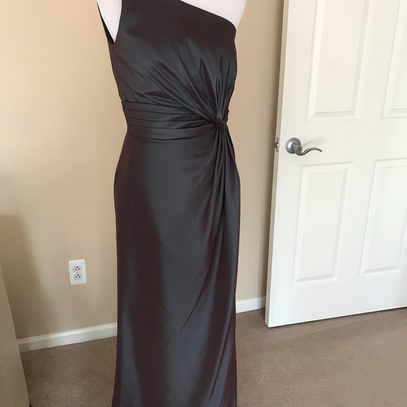 Women’s Formal One Shoulder Dress with Shawl - Picture 1 of 3